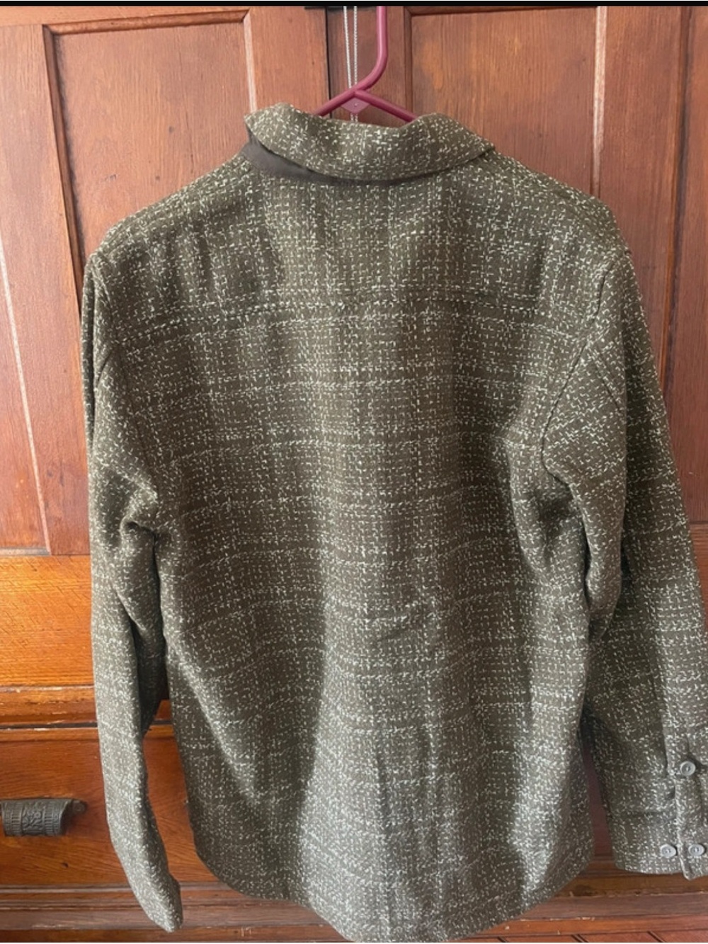 Method Olive-Patterned Men's Shirt Jacket - Picture 2 of 4